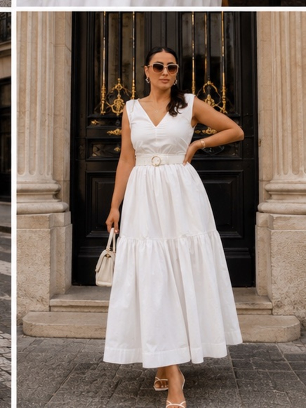H&M voluminous full skirt dress bloggers favorite - Picture 16 of 16